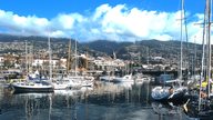 Angelegte Boote im Hafen von Funchal