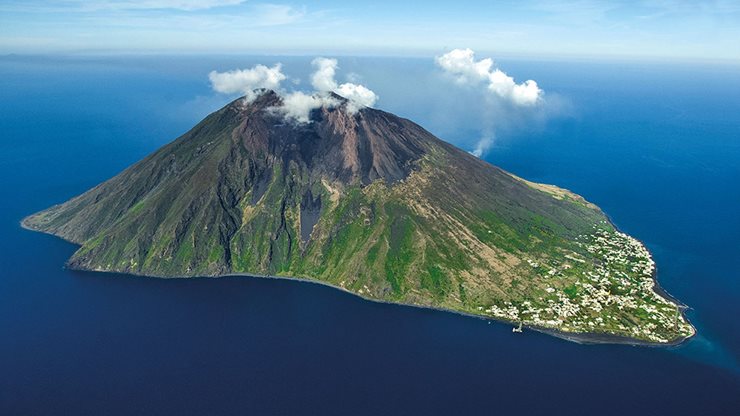Die Vulkaninsel Stromboli