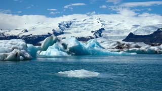 Die Gletscherlagune Jökulsarlon im Südosten Islands